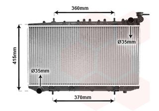Ψυγείο NISSAN PRIMERA P10 96-96 2.0
