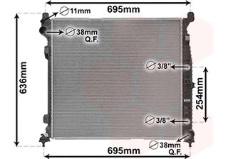 Ψυγείο MERCEDES GL X166/GLE/ML W166/C292 12-18