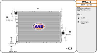 Ψυγείο BMW E46 98-05/E85-E86 02-09