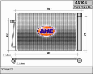 Συμπυκνωτής BMW 5 E60-E61 04-10/6 E63-E64 07-10/7 E65-E66-E67 02-08 Diesel