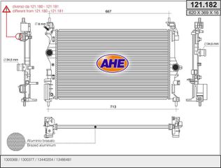 Ψυγείο OPEL CORSA E X15 14-/ADAM 1.0 14-18