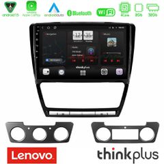 Lenovo Thinkplus Series 4Core Android15 2+32GB Skoda Octavia 5 Navigation Multimedia Tablet 10" Με Carplay & Android Auto