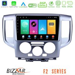 Bizzar F2 Series 8Core Android16 4+64GB Nissan NV200 Navigation Multimedia Tablet 9"