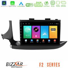 Bizzar F2 Series 8Core Android16 4+64GB Opel Mokka 2016-2020 Navigation Multimedia Tablet 9"