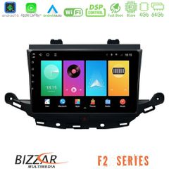 Bizzar F2 Series 8Core Android16 4+64GB Opel Astra K 2015-2019 Navigation Multimedia Tablet 9"