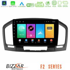 Bizzar F2 Series 8Core Android16 4+64GB Opel Insignia 2008-2013 Navigation Multimedia Tablet 9"
