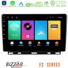 Bizzar F2 Series 8Core Android16 4+64GB Renault Clio 5 2020-2024 Navigation Multimedia Tablet 9"