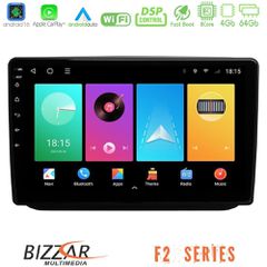 Bizzar F2 Series 8Core Android16 4+64GB Skoda Fabia 2007-2014 Navigation Multimedia Tablet 10"