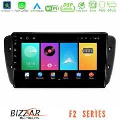 Bizzar F2 Series 8Core Android16 4+64GB Seat Ibiza 2008-2012 Navigation Multimedia Tablet 9"