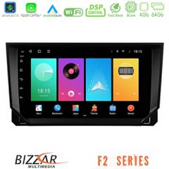 Bizzar F2 Series 8Core Android16 4+64GB Seat Arona/Ibiza Navigation Multimedia Tablet 9"