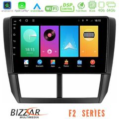 Bizzar F2 Series 8Core Android16 4+64GB Subaru Forester Navigation Multimedia Tablet 9"
