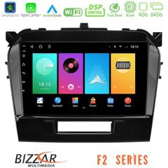 Bizzar F2 Series 8Core Android16 4+64GB Suzuki Vitara 2015-2021 Navigation Multimedia Tablet 9"