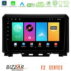Bizzar F2 Series 8Core Android16 4+64GB Suzuki Jimny 2018-2022 Navigation Multimedia Tablet 9"