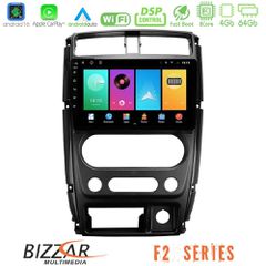 Bizzar F2 Series 8Core Android16 4+64GB Suzuki Jimny 2007-2017 Navigation Multimedia Tablet 9"