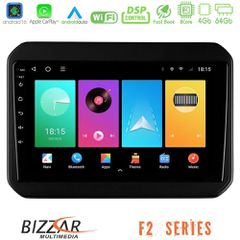 Bizzar F2 Series 8Core Android16 4+64GB Suzuki Ignis Navigation Multimedia Tablet 9"