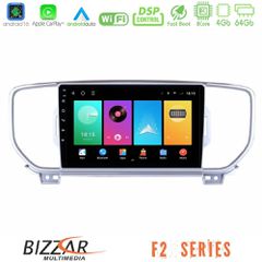 Bizzar F2 Series 8Core Android16 4+64GB Kia Sportage 2016-2018 Navigation Multimedia Tablet 9"