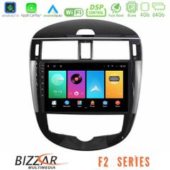 Bizzar F2 Series 8Core Android16 4+64GB Nissan Pulsar 2015-2018 Navigation Multimedia Tablet 9"