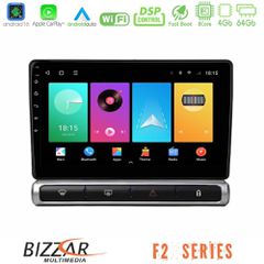 Bizzar F2 Series 8Core Android16 4+64GB Citroen C3 2016-> Navigation Multimedia Tablet 9"