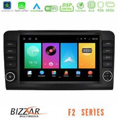 Bizzar F2 Series 8Core Android16 4+64GB Mercedes ML/GL Class W164 2006-2011 Navigation Multimedia Tablet 9" (OEM Look)