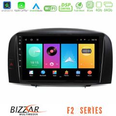 Bizzar F2 Series 8Core Android16 4+64GB Hyundai Sonata 2005-2009 Navigation Multimedia Tablet 10"