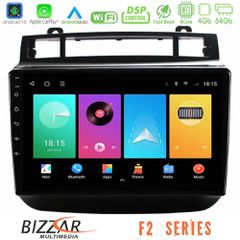 Bizzar F2 Series 8Core Android16 4+64GB VW Touareg 2011-2018 Navigation Multimedia Tablet 9"