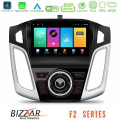 Bizzar F2 Series 8Core Android16 4+64GB Ford Focus 2012-2018 Navigation Multimedia Tablet 9"