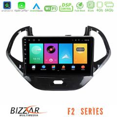 Bizzar F2 Series 8Core Android16 4+64GB Ford KA 2016-2020 Navigation Multimedia Tablet 9"