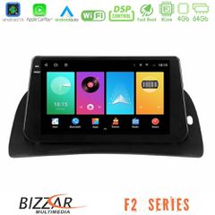 Bizzar F2 Series 8Core Android16 4+64GB Renault Kangoo 2014-2018 Navigation Multimedia Tablet 9"