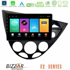 Bizzar F2 Series 8Core Android16 4+64GB Ford Focus 1999-2004 (RHD) Navigation Multimedia Tablet 9"