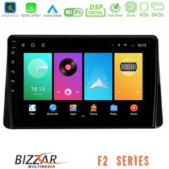 Bizzar F2 Series 8Core Android16 4+64GB Mitsubishi Eclipse Cross 2018-2023 Navigation Multimedia Tablet 10"
