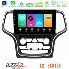 Bizzar F2 Series 8Core Android16 4+64GB Jeep Grand Cherokee 2014-2020 Navigation Multimedia Tablet 10"