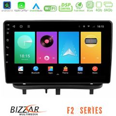 Bizzar F2 Series 8Core Android16 4+64GB Opel Corsa D 2006-2014 Navigation Multimedia Tablet 9"