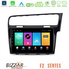 Bizzar F2 Series 8Core Android16 4+64GB VW GOLF 7 RHD Navigation Multimedia Tablet 10"
