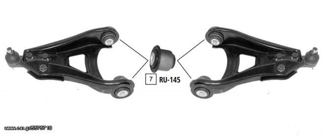 ΣΥΝΕΜΠΛΟΚ-NISSAN/KUBISTAR/KANGOO/CLIO-II/TWINGO ΕΜΠΡΟΣ ΚΑΤΩ ΨΑΛΙΔΙΟΥ  ΣΕΤ 2 TEM.