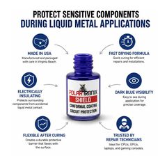 Liquid Metal Shield PolarTronix 5ml – Conformal Coating για Προστασία Κυκλωμάτων-thumb-2
