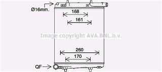 Ψυγείο CITROEN C1 II 1.2 VTi 82 14-, PEUGEOT 108 1.2 14-