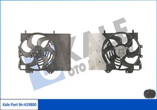 Βεντιλατέρ ψύξης κινητήρα CITROEN C2/C3 I/C3 II/DS3/PEUGEOT 308/301/208/207/2008/1007