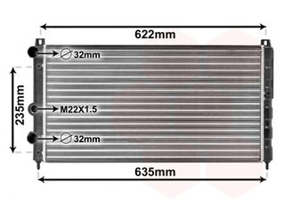 Ψυγείο SKODA FELICIA I 6U1 6U5 FELICIA II 95-02