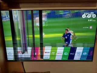 LG 55UH850V 3D Smart 4K τηλεόραση μεταχειρισμένη, σπασμένη οθόνη για ανταλλακτικά