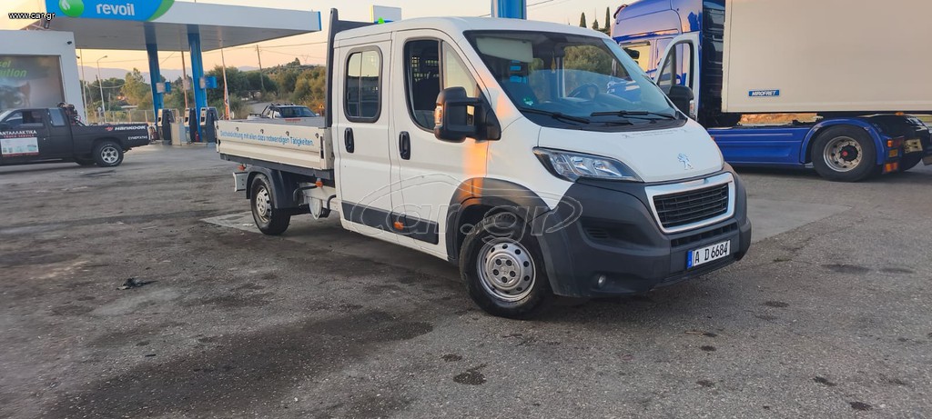 Διπλοκάμπινο Peugeot 2019 BOXER 2.0 DIESEL 150 PS ΦΟΥΣΚΑΤΟ 7 ΘΕΣΕΙΣ DOKA