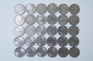 50 δραχμές νομίσματα 1980-1982