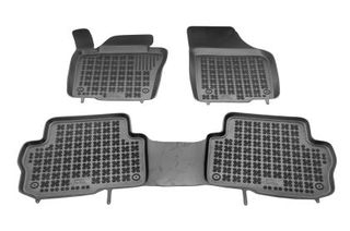 Λαστιχένια πατάκια Vw Sharan II (2010-2022) / Seat Alhambra (2010-2020) - 5 seats (front, middle) - τύπου σκαφάκι - 3τμχ., Rezaw Plast