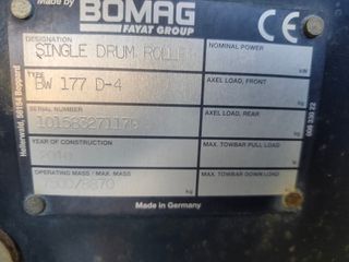Οδοστρωτήρες Bomag 2010 BW 177 D-4-thumb-27