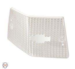 Κρύσταλλο φλας SIEM πίσω αριστερό λευκό για Vespa P125X-P150X-P200E-PX125-200-T5-LML