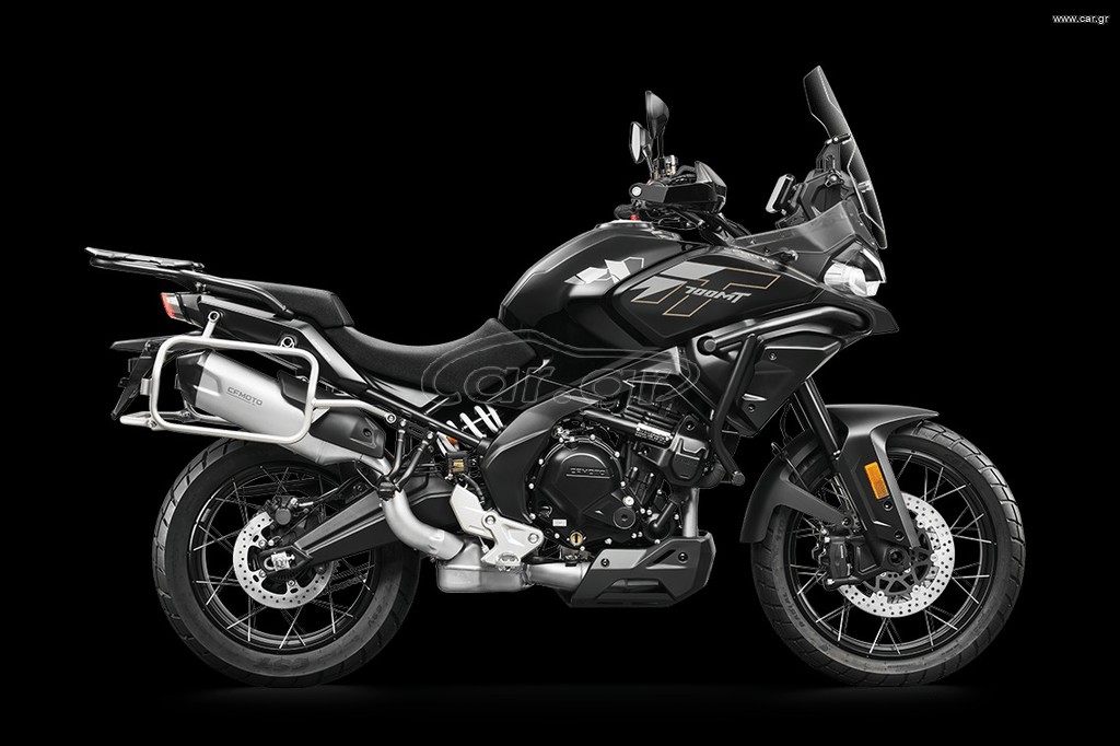 CFmoto 700 MT 2026 700MT ADV ΜΕ ΔΩΡΟ ΜΑΥΡΟ ΤΡΙΒΑΛΙΤΣΟ CRAFTED