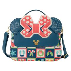 Loungefly Disney Mickey Holiday shoulder bag
