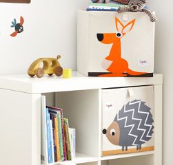 3 Sprouts - Storage Box - Orange Kangaroo-thumb-1