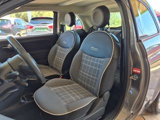 Fiat 500 2018 0.9 Lounge 0€ Τέλη !  Auto Ψάλτου-thumb-9