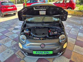 Fiat 500 2018 0.9 Lounge 0€ Τέλη !  Auto Ψάλτου-thumb-12