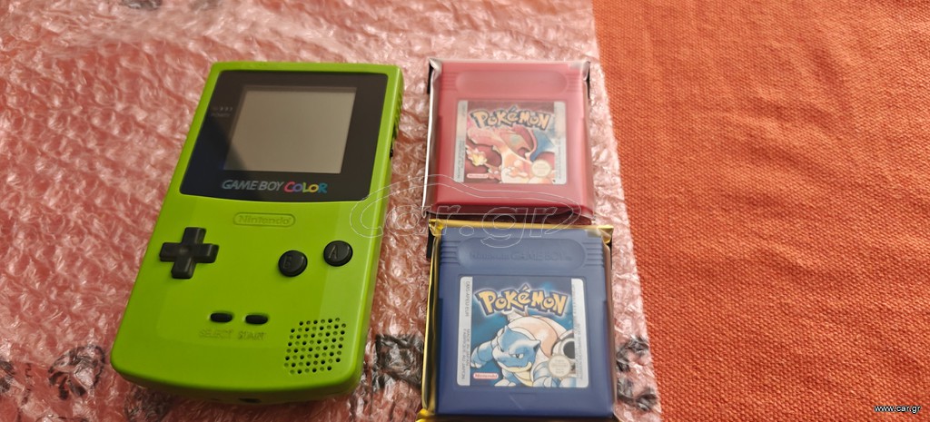 Game boy color + pokemon red/blue